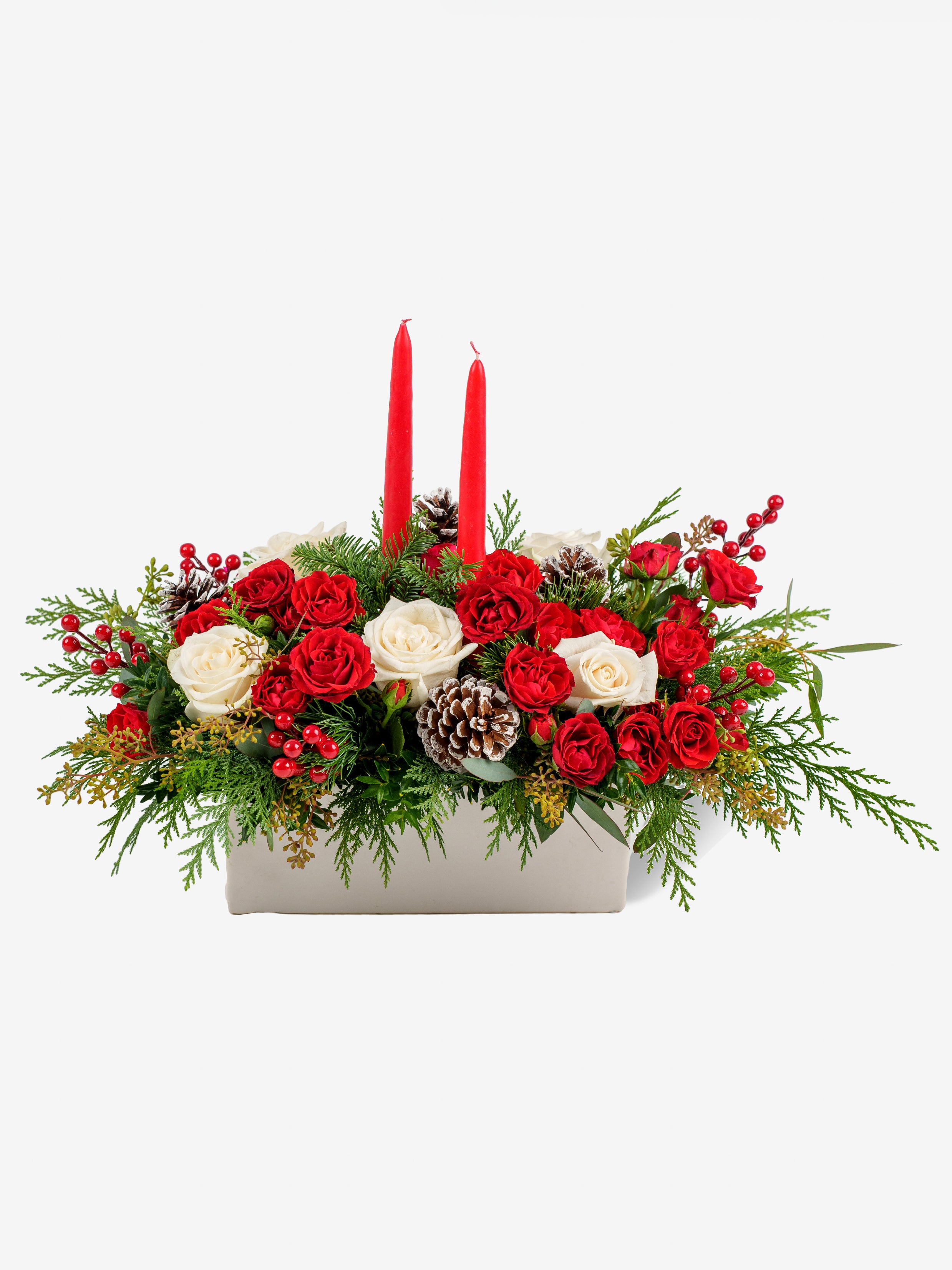 Chic Snowdrift Centerpiece