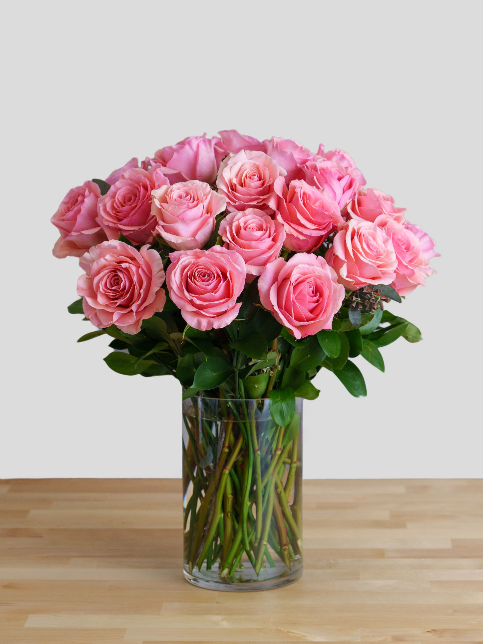 24 Pink Roses