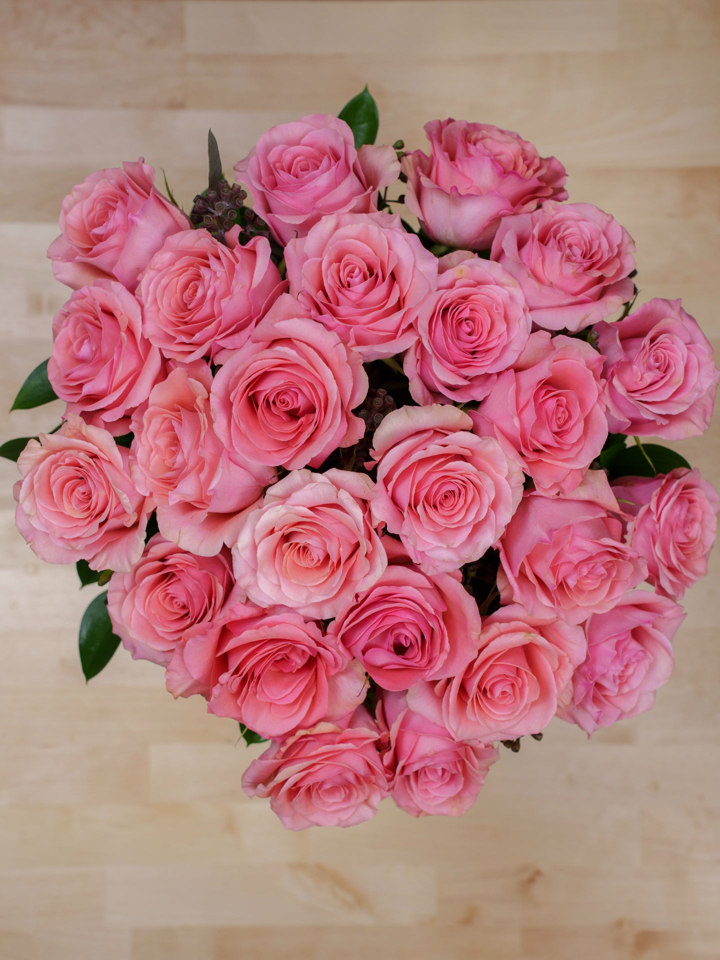 24 Pink Roses